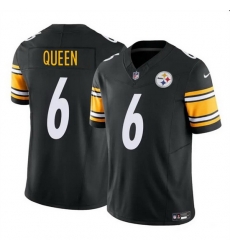 Youth Pittsburgh Steelers 6 Patrick Queen Black F U S E Vapor Untouchable Limited Stitched Football Jersey Youth Pittsburgh Steelers 6 Patrick Queen Black F U S E Vapor Untouchable Limited Stitched Football Jersey