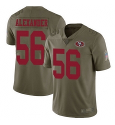 49ers #56 Kwon Alexander Olive Men Stitched Football Limited 2017 Salute To Service Jersey 49ers #56 Kwon Alexander Olive Men Stitched Football Limited 2017 Salute To Service Jersey