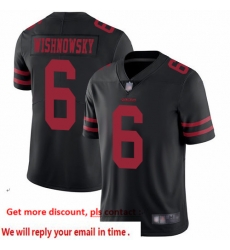49ers 6 Mitch Wishnowsky Black Alternate Men Stitched Football Vapor Untouchable Limited Jersey 49ers 6 Mitch Wishnowsky Black Alternate Men Stitched Football Vapor Untouchable Limited Jersey