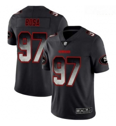 49ers 97 Nick Bosa Black Men Stitched Football Vapor Untouchable Limited Smoke Fashion Jersey 49ers 97 Nick Bosa Black Men Stitched Football Vapor Untouchable Limited Smoke Fashion Jersey