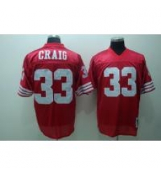 Francisco 49ers 33 Roger Craig Red Jerseys Throwback Francisco 49ers 33 Roger Craig Red Jerseys Throwback