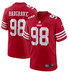 Javon Hargrave San Francisco 49ers Nike Game Player Jersey Red Javon Hargrave San Francisco 49ers Nike Game Player Jersey Red