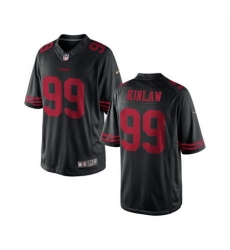 Men Nike 49ers 99 Javon Kinlaw Black Game Stitched NFL Jersey Men Nike 49ers 99 Javon Kinlaw Black Game Stitched NFL Jersey