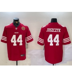 Men San Francisco 49ers 44 Kyle Juszczyk Red Vapor Untouchable Limited Stitched Jersey 3 Men San Francisco 49ers 44 Kyle Juszczyk Red Vapor Untouchable Limited Stitched Jersey 3