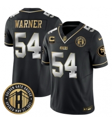 Men San Francisco 49ers 54 Fred Warner Black F U S E Golden Gate Bridge With 3 Star C Patch Vapor Limited Stitched Football Jersey Men San Francisco 49ers 54 Fred Warner Black F U S E Golden Gate Bridge With 3 Star C Patch Vapor Limited Stitched Football Jersey