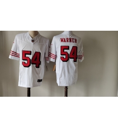 Men San Francisco 49ers 54 Fred Warner New White F U S E Vapor Untouchable Limited Stitched Football Jersey Men San Francisco 49ers 54 Fred Warner New White F U S E Vapor Untouchable Limited Stitched Football Jersey