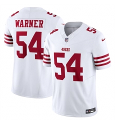Men San Francisco 49ers 54 Fred Warner White 2023 F U S E Vapor Untouchable Limited Stitched Football Jersey Men San Francisco 49ers 54 Fred Warner White 2023 F U S E Vapor Untouchable Limited Stitched Football Jersey