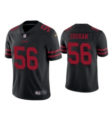 Men San Francisco 49ers 56 Samson Ebukam Black Vapor Limited Jersey Men San Francisco 49ers 56 Samson Ebukam Black Vapor Limited Jersey