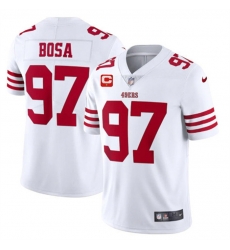 Men San Francisco 49ers 97 Nike Bosa 2022 White With 1 Star C Patch Vapor Untouchable Limited Stitched Football Jersey Men San Francisco 49ers 97 Nike Bosa 2022 White With 1 Star C Patch Vapor Untouchable Limited Stitched Football Jersey