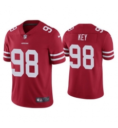 Men San Francisco 49ers 98 Arden Key Red Vapor Limited Jersey Men San Francisco 49ers 98 Arden Key Red Vapor Limited Jersey