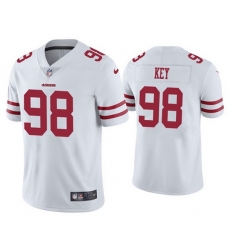 Men San Francisco 49ers 98 Arden Key White Vapor Limited Jersey Men San Francisco 49ers 98 Arden Key White Vapor Limited Jersey