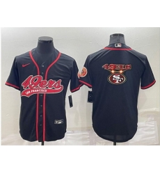Men San Francisco 49ers Black Team Big Logo With Patch Cool Base Stitched Baseb Men San Francisco 49ers Black Team Big Logo With Patch Cool Base Stitched Baseb