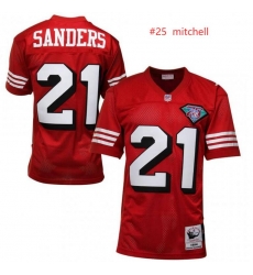 Men San Francisco 49ers Mitchell Red Throwback Jersey Men San Francisco 49ers Mitchell Red Throwback Jersey