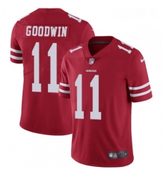 Mens Nike San Francisco 49ers 11 Marquise Goodwin Red Team Color Vapor Untouchable Limited Player NFL Jersey Mens Nike San Francisco 49ers 11 Marquise Goodwin Red Team Color Vapor Untouchable Limited Player NFL Jersey