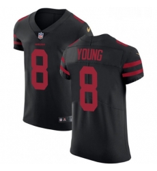 Mens Nike San Francisco 49ers 8 Steve Young Black Alternate Vapor Untouchable Elite Player NFL Jersey Mens Nike San Francisco 49ers 8 Steve Young Black Alternate Vapor Untouchable Elite Player NFL Jersey