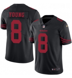 Mens Nike San Francisco 49ers 8 Steve Young Limited Black Rush Vapor Untouchable NFL Jersey Mens Nike San Francisco 49ers 8 Steve Young Limited Black Rush Vapor Untouchable NFL Jersey