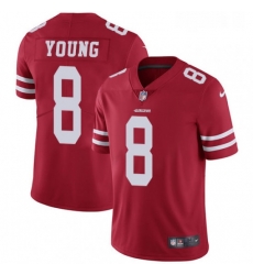 Mens Nike San Francisco 49ers 8 Steve Young Red Team Color Vapor Untouchable Limited Player NFL Jersey Mens Nike San Francisco 49ers 8 Steve Young Red Team Color Vapor Untouchable Limited Player NFL Jersey