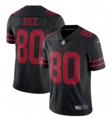 Mens Nike San Francisco 49ers 80 Jerry Rice Black Vapor Untouchable Limited Player NFL Jersey Mens Nike San Francisco 49ers 80 Jerry Rice Black Vapor Untouchable Limited Player NFL Jersey