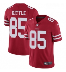 Mens Nike San Francisco 49ers 85 George Kittle Red Team Color Vapor Untouchable Limited Player NFL Jersey Mens Nike San Francisco 49ers 85 George Kittle Red Team Color Vapor Untouchable Limited Player NFL Jersey