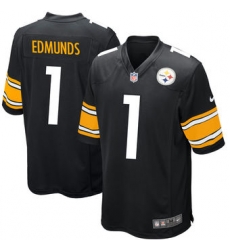 Men's Pittsburgh Steelers Terrell Edmunds Nike Black 2018 NFL Draft First Round Pick Elite Jersey Men's Pittsburgh Steelers Terrell Edmunds Nike Black 2018 NFL Draft First Round Pick Elite Jersey