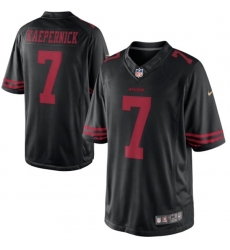 Mens San Francisco 49ers 7 Colin Kaepernick Nike Black Limited NFL Jersey Mens San Francisco 49ers 7 Colin Kaepernick Nike Black Limited NFL Jersey