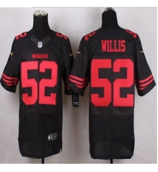 New San Francisco 49ers #52 Patrick Willis Black Alternate Men Stitched NFL Elite Jersey New San Francisco 49ers #52 Patrick Willis Black Alternate Men Stitched NFL Elite Jersey
