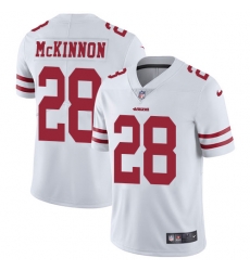 Nike 49ers #28 Jerick McKinnon White Mens Stitched NFL Vapor Untouchable Limited Jersey Nike 49ers #28 Jerick McKinnon White Mens Stitched NFL Vapor Untouchable Limited Jersey