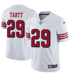 Nike 49ers #29 Jaquiski Tartt White Rush Mens Stitched NFL Vapor Untouchable Limited Jersey Nike 49ers #29 Jaquiski Tartt White Rush Mens Stitched NFL Vapor Untouchable Limited Jersey