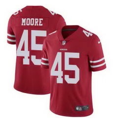 Nike 49ers 45 Tarvarius Moore Red Vapor Untouchable Limited Jersey Nike 49ers 45 Tarvarius Moore Red Vapor Untouchable Limited Jersey