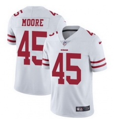 Nike 49ers #45 Tarvarius Moore White Mens Stitched NFL Vapor Untouchable Limited Jersey Nike 49ers #45 Tarvarius Moore White Mens Stitched NFL Vapor Untouchable Limited Jersey