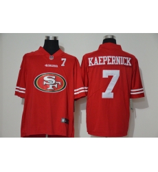 Nike 49ers 7 Colin Kaepernick Red Team Big Logo Number Vapor Untouchable Limited Jersey Nike 49ers 7 Colin Kaepernick Red Team Big Logo Number Vapor Untouchable Limited Jersey