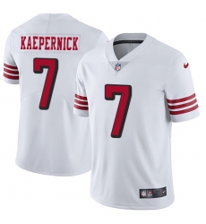 Nike 49ers #7 Colin Kaepernick White Rush Mens Stitched NFL Vapor Untouchable Limited Jersey Nike 49ers #7 Colin Kaepernick White Rush Mens Stitched NFL Vapor Untouchable Limited Jersey
