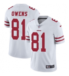 Nike 49ers #81 Terrell Owens White Mens Stitched NFL Vapor Untouchable Limited Jersey Nike 49ers #81 Terrell Owens White Mens Stitched NFL Vapor Untouchable Limited Jersey