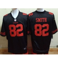Nike 49ers #82 Torrey Smith Black Alternate Mens Stitched NFL Game Jersey Nike 49ers #82 Torrey Smith Black Alternate Mens Stitched NFL Game Jersey