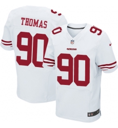 Nike 49ers #90 Solomon Thomas White Mens Stitched NFL Elite Jersey Nike 49ers #90 Solomon Thomas White Mens Stitched NFL Elite Jersey