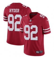 Nike 49ers 92 Kerry Hyder Red Team Color Men Stitched NFL Vapor Untouchable Limited Jersey Nike 49ers 92 Kerry Hyder Red Team Color Men Stitched NFL Vapor Untouchable Limited Jersey