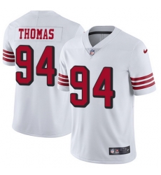 Nike 49ers #94 Solomon Thomas White Rush Mens Stitched NFL Vapor Untouchable Limited Jersey Nike 49ers #94 Solomon Thomas White Rush Mens Stitched NFL Vapor Untouchable Limited Jersey