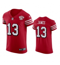 Nike San Francisco 49ers 13 Richie James Red Rush Men 75th Anniversary Stitched NFL Vapor Untouchable Elite Jersey Nike San Francisco 49ers 13 Richie James Red Rush Men 75th Anniversary Stitched NFL Vapor Untouchable Elite Jersey