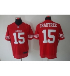 Nike San Francisco 49ers 15 Michael Crabtree Red Elite NFL Jersey Nike San Francisco 49ers 15 Michael Crabtree Red Elite NFL Jersey