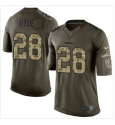 Nike San Francisco 49ers #28 Carlos Hyde Green Men 27s Stitched NFL Limited Salute to Service Jersey Nike San Francisco 49ers #28 Carlos Hyde Green Men 27s Stitched NFL Limited Salute to Service Jersey