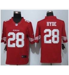 Nike San Francisco 49ers #28 Carlos Hyde Red Team Color Mens NFL Limited Jersey Nike San Francisco 49ers #28 Carlos Hyde Red Team Color Mens NFL Limited Jersey