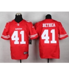 Nike San Francisco 49ers 41 Antoine Bethea Red Elite NFL Jersey Nike San Francisco 49ers 41 Antoine Bethea Red Elite NFL Jersey