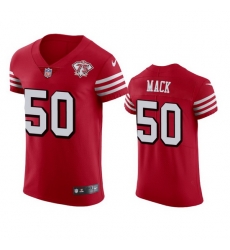 Nike San Francisco 49ers 50 Alex Mack Red Rush Men 75th Anniversary Stitched NFL Vapor Untouchable Elite Jersey Nike San Francisco 49ers 50 Alex Mack Red Rush Men 75th Anniversary Stitched NFL Vapor Untouchable Elite Jersey