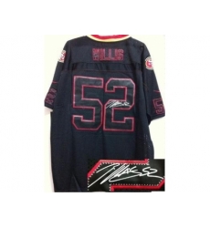 Nike San Francisco 49ers 52 Patrick Willis Black Elite Light Out Signed NFL Jersey Nike San Francisco 49ers 52 Patrick Willis Black Elite Light Out Signed NFL Jersey