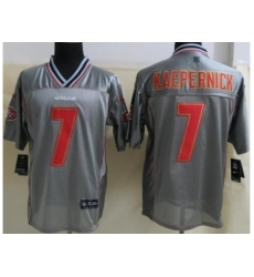 Nike San Francisco 49ers 7 Colin Kaepernick Grey Elite Vapor NFL Jersey Nike San Francisco 49ers 7 Colin Kaepernick Grey Elite Vapor NFL Jersey