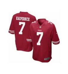 Nike San Francisco 49ers 7 Colin Kaepernick Red Game NFL Jersey Nike San Francisco 49ers 7 Colin Kaepernick Red Game NFL Jersey