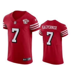 Nike San Francisco 49ers 7 Colin Kaepernick Red Rush Men 75th Anniversary Stitched NFL Vapor Untouchable Elite Jersey Nike San Francisco 49ers 7 Colin Kaepernick Red Rush Men 75th Anniversary Stitched NFL Vapor Untouchable Elite Jersey