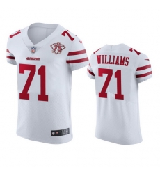 Nike San Francisco 49ers 71 Trent Williams White Men 75th Anniversary Stitched NFL Vapor Untouchable Elite Jersey Nike San Francisco 49ers 71 Trent Williams White Men 75th Anniversary Stitched NFL Vapor Untouchable Elite Jersey