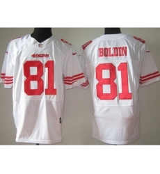 Nike San Francisco 49ers 81 Anquan Boldin White Elite NFL Jersey Nike San Francisco 49ers 81 Anquan Boldin White Elite NFL Jersey