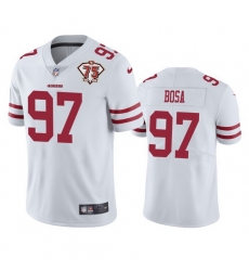 Nike San Francisco 49ers 97 Nick Bosa White Men 75th Anniversary Stitched NFL Vapor Untouchable Limited Jersey Nike San Francisco 49ers 97 Nick Bosa White Men 75th Anniversary Stitched NFL Vapor Untouchable Limited Jersey